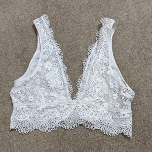 Victoria's Secret Lace White Bralette